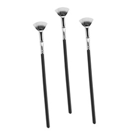 VICASKY 3pcs Angled Eyelash Brush Soft Bristles Lash Applicator Tool for Easy Mascara Application Durable Brush Wands for Women for Makeup Routine