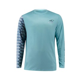 Salty Scales Tarpon Gen 2 Fishing Shirt for Men, UPF Performance Clothing (Medium)