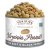 FERIDIES Extra Large Salt & Pepper Virginia Peanuts, All Natural,