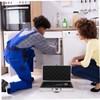 Levemolo Portable Aluminum Storage for Tools Metal Suitcase Locking Mechanism