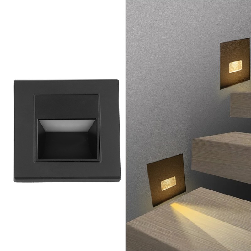 LED Step Lamp Recessed Stair Light for Stairway Corridor Lighting