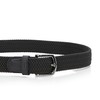 BOSS, Sash Woven Stretch Belt, black gloss, 36