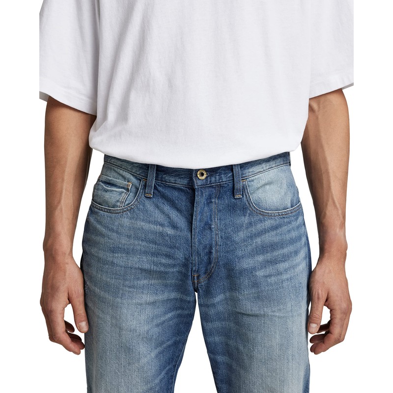 G-Star Raw 3301 Men's Shorts, Blue (Medium Aged 8973-71), 38W