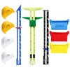 10-Piece Professional Sewing Ruler Set with 3 Stitch Guides and