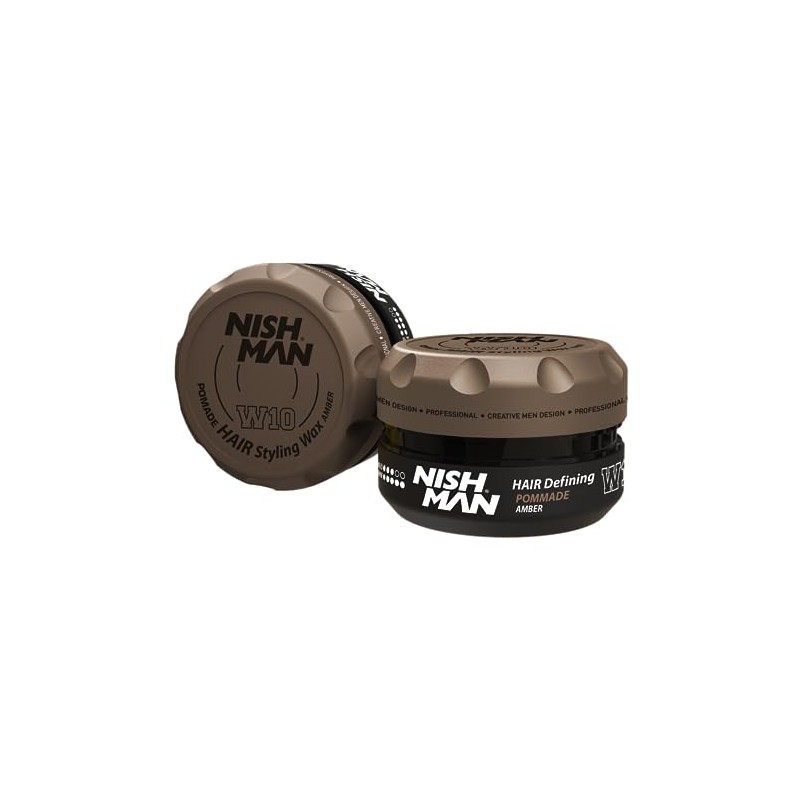 nishman Hair Styling Pomade W10 AMBER