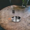 Stainless Steel Ashtray Modern Tabletop Ashtray for Indoor and Outdoor