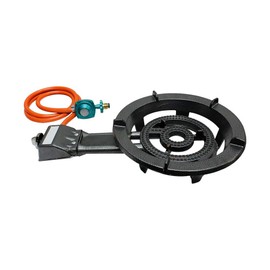 Electric Ignition Portable Propane Super Gas Stove Burner Heavy Duty Cast Iron