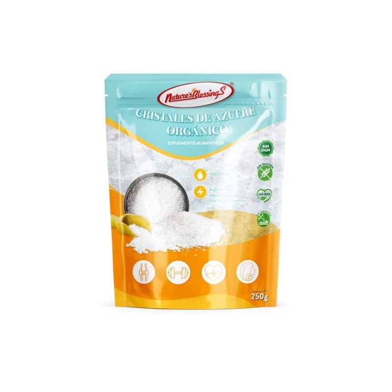 Nature's Blessings MSM Azufre Orgánico 250g