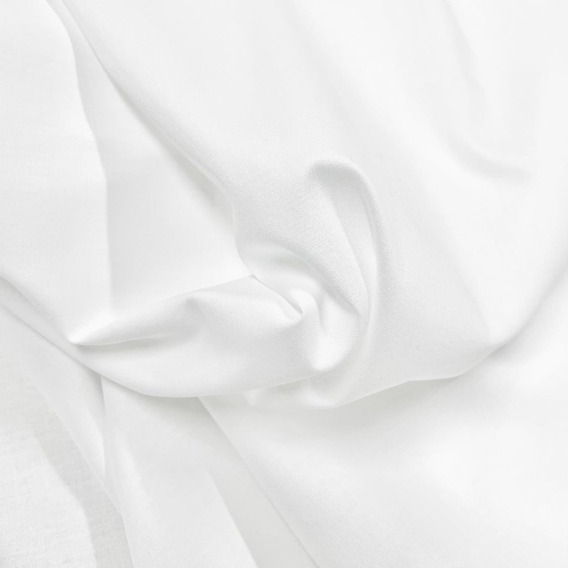 1 Yard White Cotton Fabric 57 Inch Wide 125 GSM