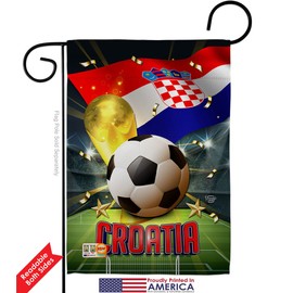 Ornament Collection FIFA World Cup Croatia Banner Wall Art Flag Room Decorations Indoor Outdoor Tapestry Yard Signs Team Qatar Trophy Soccer Game Football Gifts, Support Troops Pack