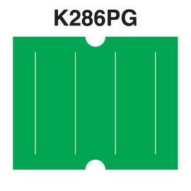 Pastel Green Labels to fit Towa®GL/ SpeedyMark4/ Halmark Model "L" Price Guns 16 Pack (Free Ink Roll Included)