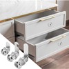 Cabinet Locks with Keys, 5/8" Long Cam Locks keyed Alike,