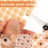 HAMKU 1800 Stück Ohrsamen Akupunktur, Ohrmassage Aufkleber,Einweg-Ohrsamen,Akupunkturstift,Meridianstift Akupressur Stab,Akupressurstift Massage