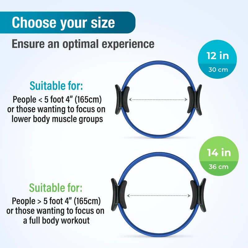 Beenax Pilates Ring - Double Handle Exercise Circle, Fitness Magic