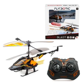 FLYBOTIC Bizak Hover Blast, Remote Controlled Helicopter with Remote Control and 16 Shot Rockets to Hit One Target, for Children and Adults (62004567)