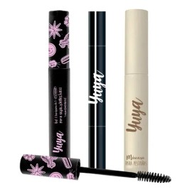 Set Yuya Mascara De Pestañas Negro, Gel Cejas, Delineador Li                                                                                          