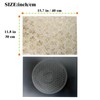 40x30CM Rectangle Mother of Pearl Lazy Susan White Boho Decor