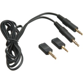 OM SYSTEM Olympus KA-333 Compaticord, Connects Earphone or Headphone Jack Output to Mic Input Jack