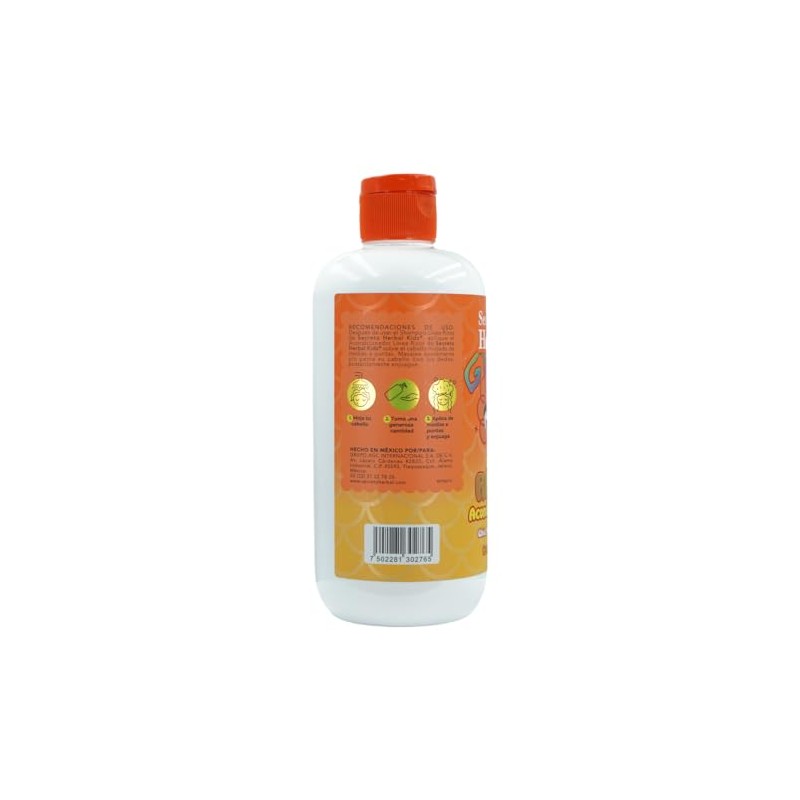 Acondicionador Secreto Herbal Línea Rizo Kids Chía, Ricino y Karité