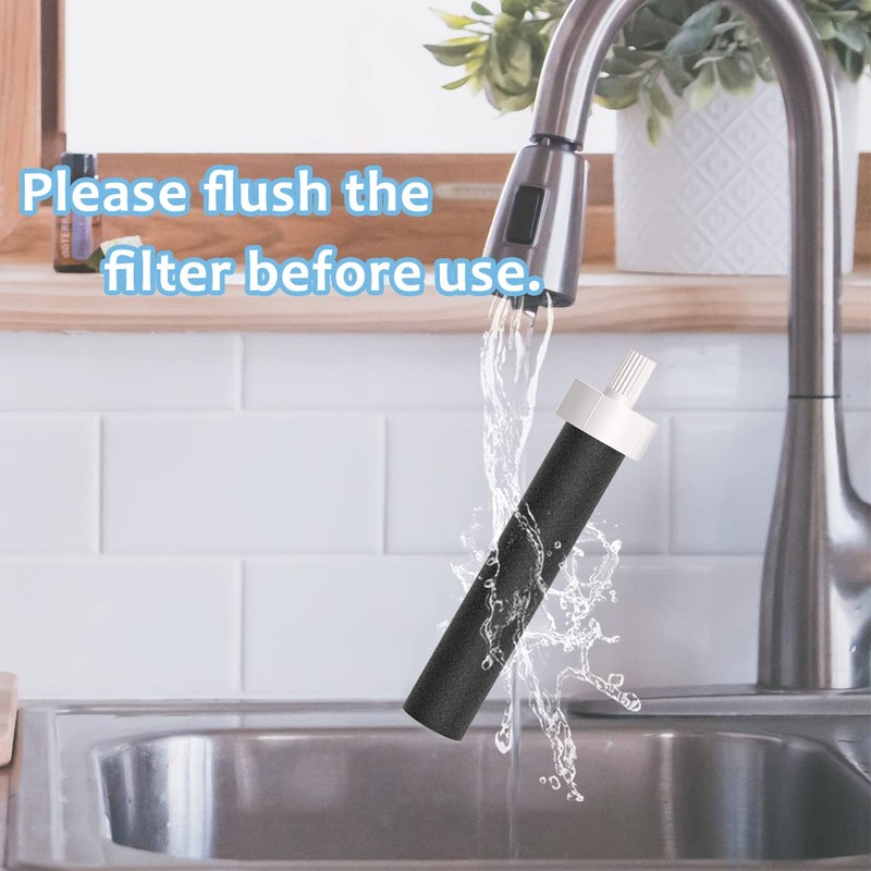 10 Pack Water Filters Compatible with Brita Water Bottles Hard-Sided