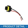A ABSOPRO H11 Car Headlight Socket Wiring Harness Bulb Holder