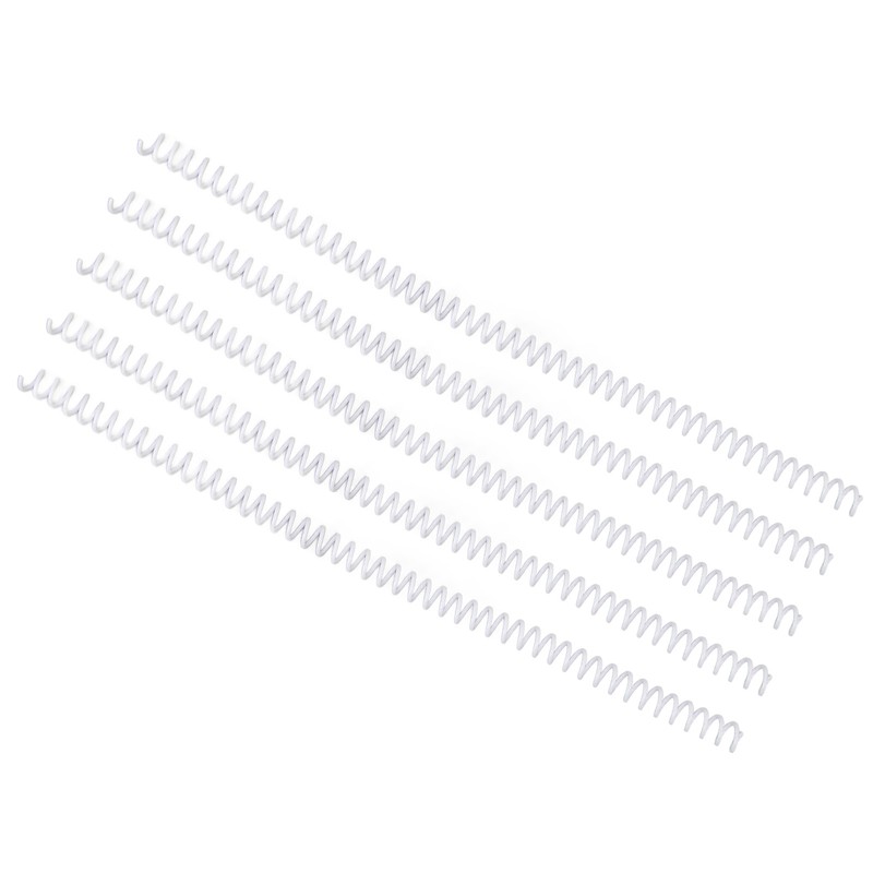 100PCS Spiral Binding Coils 48 Loops 4:1 Pitch A4 Paper