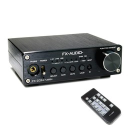 FX-AUDIO- FX-202J FUSION [Black] Tripath TA2020-020 Digital Amplifier IC Pre-Main Amplifier USB Input DAC Built-in Amplifier Remote Control Standard Included