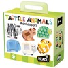 Headu - Tactile Animals Montessori Puzzle 1-4 Jahre, Mehrfarbig, IT20188