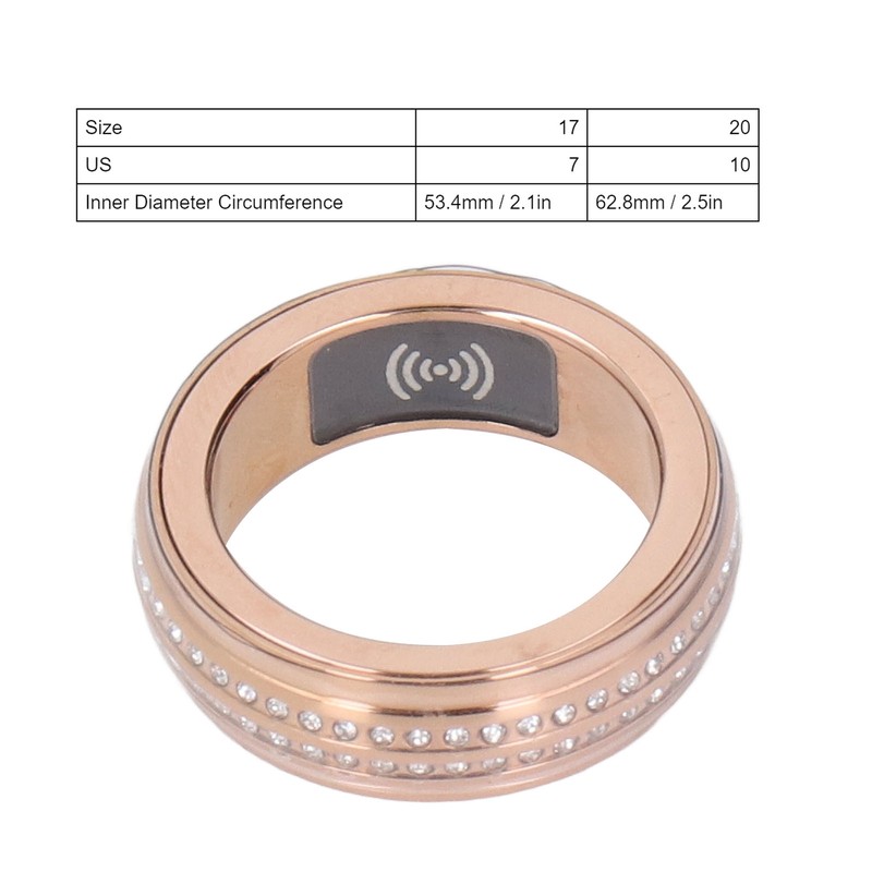 Smart Ring Step Tracker Bluetooth Wearable Automatic Detection Multi Functional