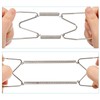uxcell 6Pcs Plate Hanger, 4/5 Inch Stainless Steel Invisible Wall