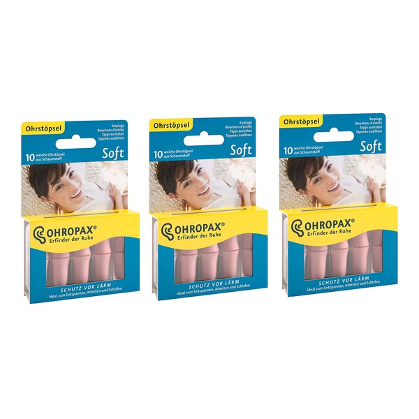 Ohropax Soft Foam Ear Plugs - Foam Ear Plugs for