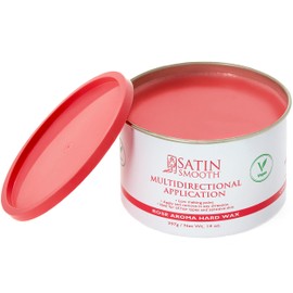 Satin Smooth Ruby Rose Hard Wax with Rose Aroma 14oz