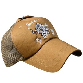 AVIREX 7986794 Cap Hat, Mesh Cap, Avilex Top Gun, Tomcat Sukajan, Embroidered, Brand, 【G】TIGER_80974700-74_BE, 57 to 59 cm