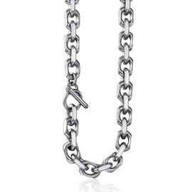 Trendsmax Mens Womens Stainless Steel Necklace Cable Rolo Link Chain 20 inch