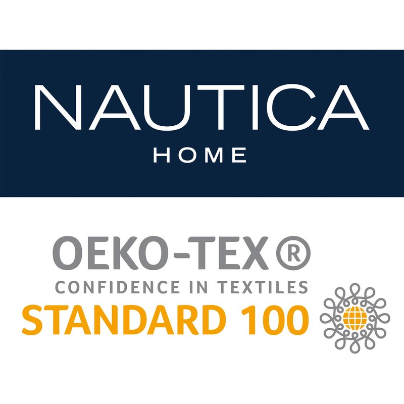Nautica Zigzag Bath Towel, 100% Cotton, 70 x 140 cm,
