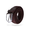 SEGMENTES Elastic Braided Belt for Men and Women, with Oval