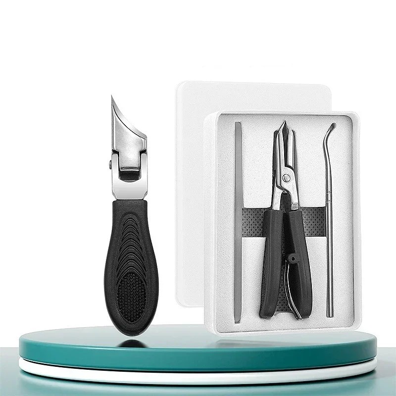 Slant Edge Toenail Clipper Set for Thick Nails – Stainless