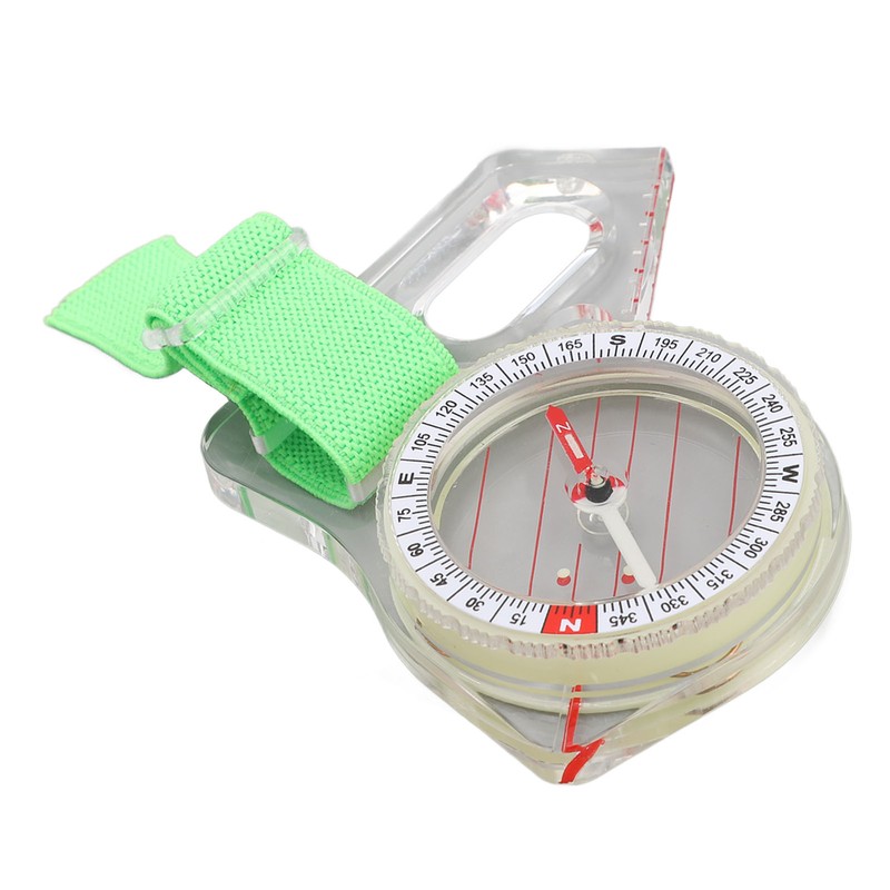 Orienteering Compass Luminous Versatile Sensitive Portable Backpacking Compass for Camping