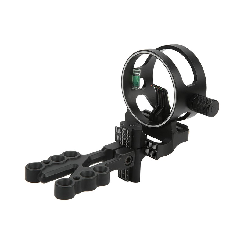 Bow Sight 5 Pin Archery Sight Aluminum with 0.019 Horizontal