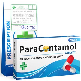 Rude Funny Gag Gift Pill Box - Hilarious Prank Present for Boyfriend, Husband, Friends or Colleagues - Birthday, Secret Santa, Valentines, Christmas Stocking Filler for Adults