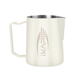 IKAPE Coffee Products, 600ml Milk Frothing Pitcher(white)