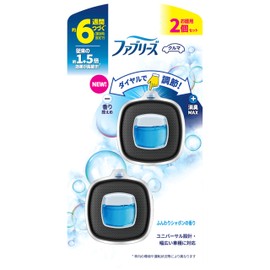 Febreze Air Freshener for Cars, Easy Clip, Fluffy Bubbles, 0.8 fl oz (2.4 ml) x 2 Packs