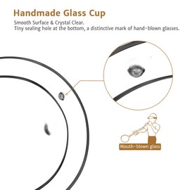 glastal 2x250ml Double Walled Coffee Glasses Mugs Cappuccino Latte Macchiato Glasses Cups for Coffee Tea Milk Juice Ice Cream Borosilicate Heat Resistant Glass Cups