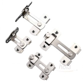 Hoi Sliding Door Lock & Latch Straight Type Door Lock (Large) 3ea