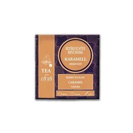 Red Bush Tea Mix Caramel Flavoured 50 Pyramid Bags in Sachet 4g