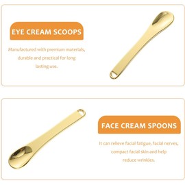Beaupretty Cucharas Cosméticas Para Crema De Ojos 5 Piezas Mini Cucharillas Para Skincare Facial Portátiles Para Aplicar Hidratante Y Reducir Arrugas