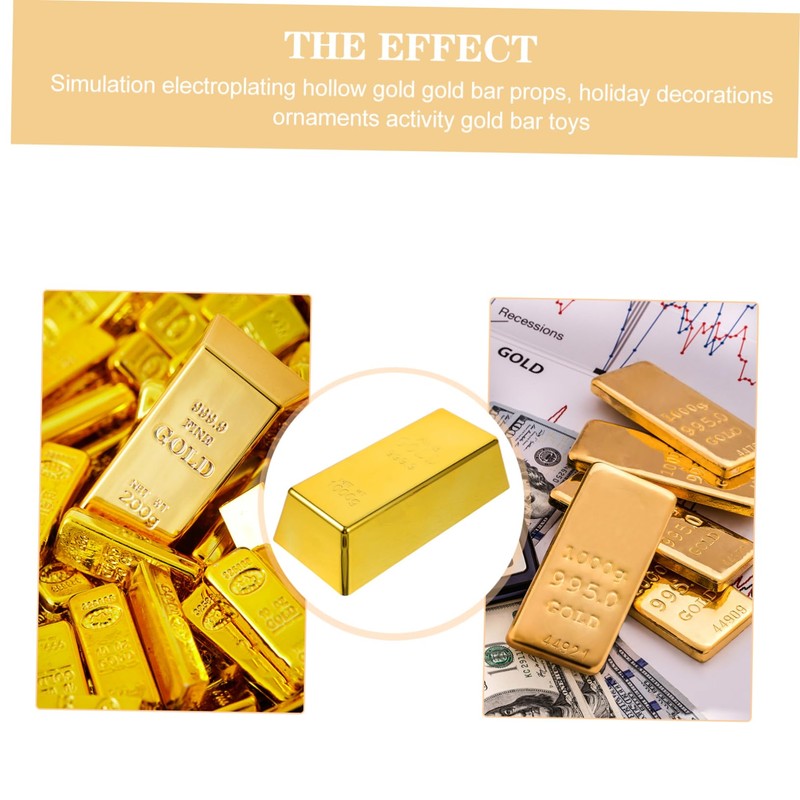 VILLFUL Gold Bar Shape Door Stopper Elegant Design for Home