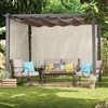 Coolaroo Outdoor Cordless Sun Blocking Roller Shade