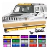 PUNKZZ Barra Torreta Estrobo Codigo Leds Cob Policia 24 PuLG