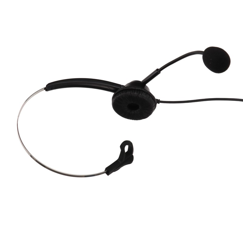 H360‑PC PC Monaural Headset Corded Single Ear Headset with 3